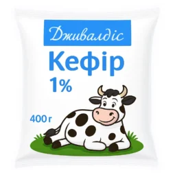 Кефір 1% "Дживальдіс" 400 г