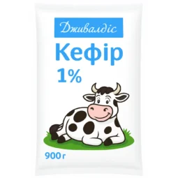 Кефір 1% "Дживальдіс" 900 г