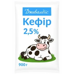 Кефір 2.5% "Дживальдіс" 900 г
