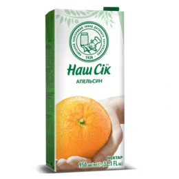 Нектар апельсин "Наш Сік" 950 мл фото