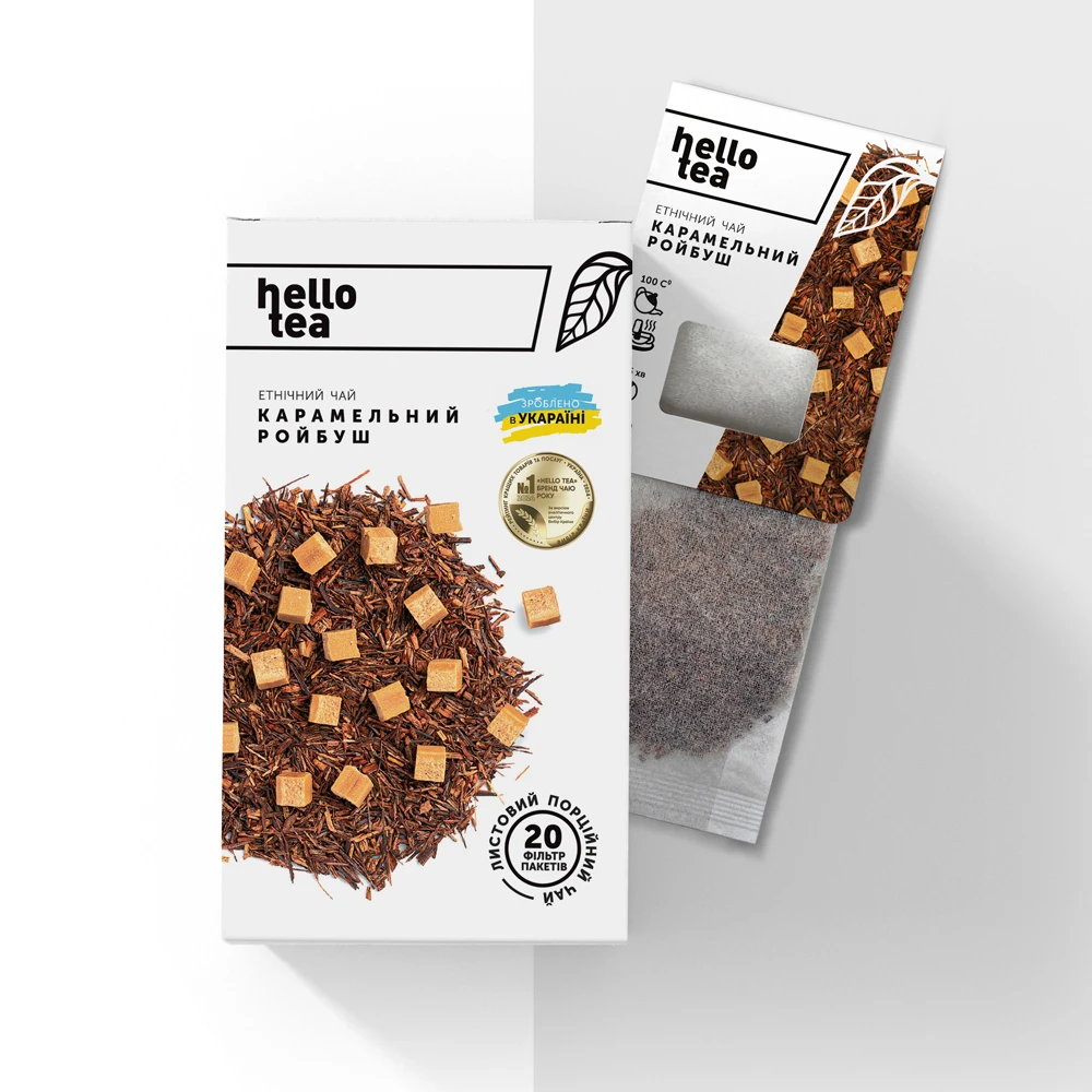 Чай етнічний "Карамельний ройбуш" Hello Tea