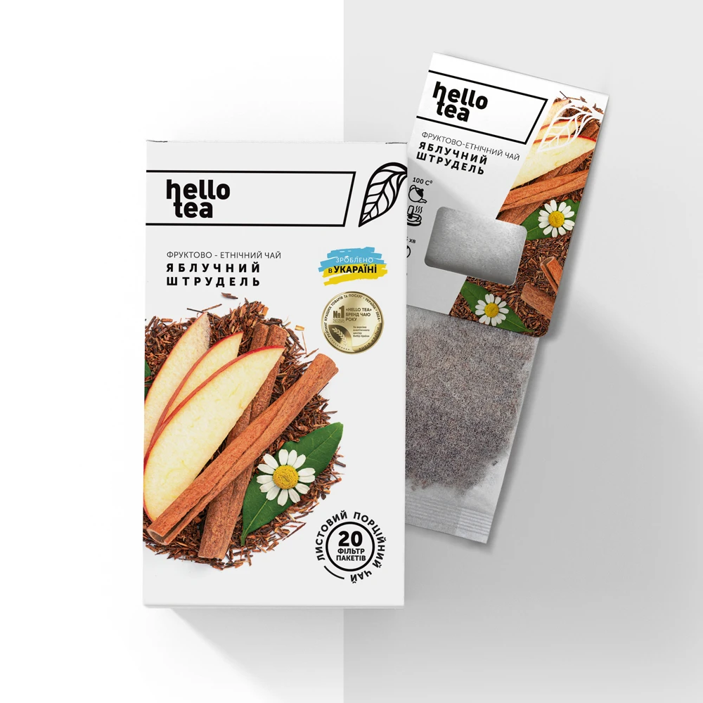 Чай фруктово-етнічний "Яблучний штрудель" Hello Tea